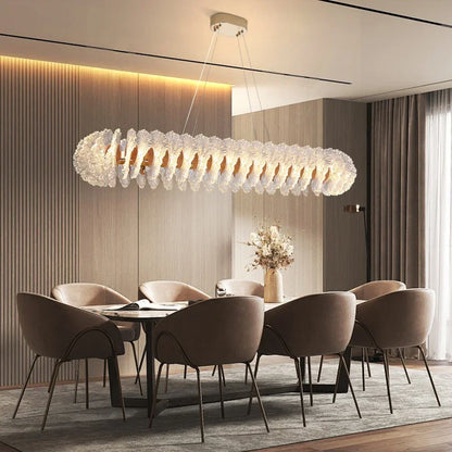 Decorbites™ Korallenblumen-Kristall-Leuchter: Moderne Luxus-LED-Pendelleuchte für Zuhause