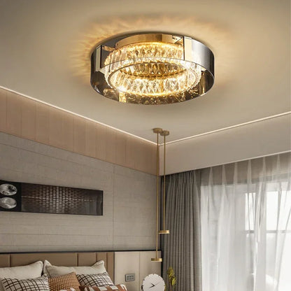 Decorbites™ Kristall-LED-Deckenleuchter dimmbar luxuriöse moderne Raumdekoration Schlafzimmerleuchte