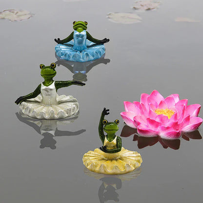 Decorbites™ Gartenteich schwimmende Tierstatuen-Handwerkskunst für Außendekoration und Teichdekoration