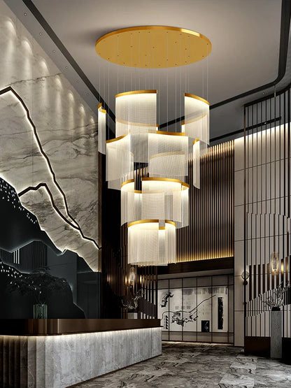 Decorbites™ Acryl-LED-Kronleuchter: Moderne Lichtluxus dimmbare Pendelleuchte für das Wohnzimmer – elegante Leuchtarmaturen