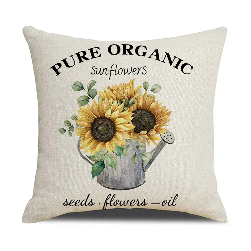 Lavender Linen Pillowcase