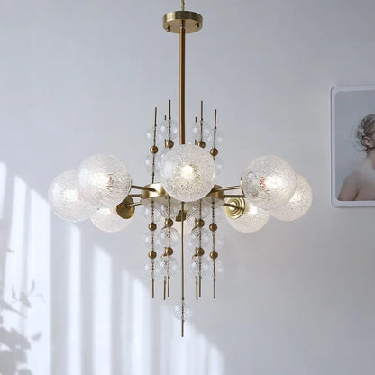 Decorbites™ Glas-Kugelleuchte LED-Hängeleuchte: Moderner Kronleuchter für Wohnzimmer Kücheninsel