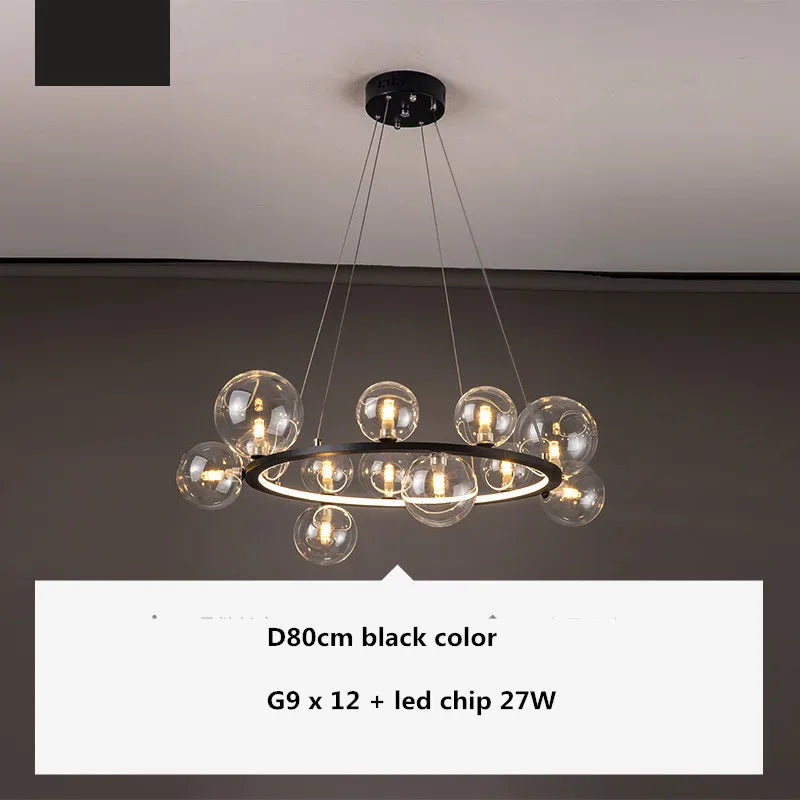 Decorbites™ Glasballen-G9-LED-Kronleuchter: Modernes minimalistisches nordisches Design