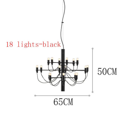 Decorbites™ LED-Kerzen-Lüster: Elegantes italienisches Design-Pendant-Licht für die Heimdekoration