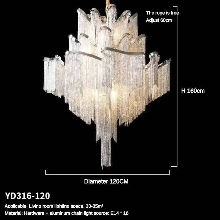 Tassel Flower Pendant Light