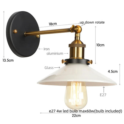 DecorBites™ LED Wall Lights: White Class Fixtures for Kitchen, Reading, Bedside Lamparas