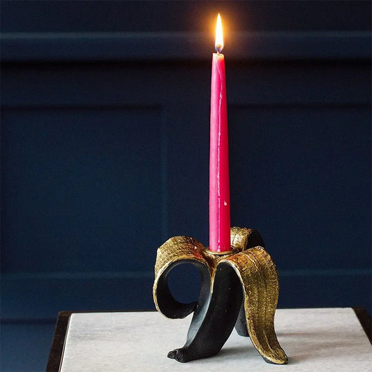 Decorbites™ Goldene Bananenleuchter für Hochzeitszentertische und Heimdekoration