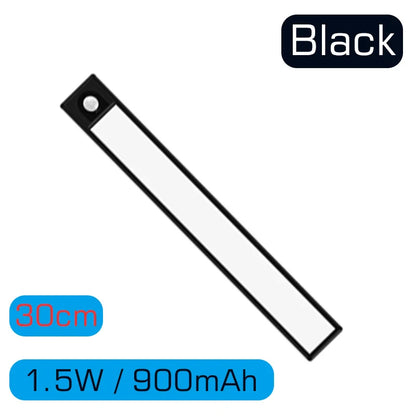 DecorBites™ LED Cabinet Light Bar: Motion Sensor, Aluminium, Long Strip, Magnet, Kitchen Closet Wardrobe