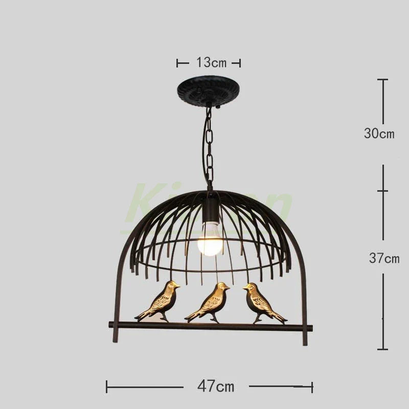 Decorbites™ Vogelkäfig-LED-Kronleuchter: Moderne Harz-Pendantleuchten für Schlafzimmer, Wohnzimmer und Restaurant
