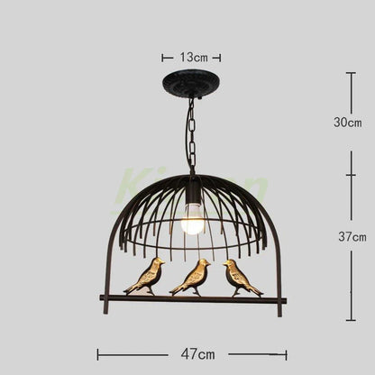 Decorbites™ Vogelkäfig-LED-Kronleuchter: Moderne Harz-Pendantleuchten für Schlafzimmer, Wohnzimmer und Restaurant