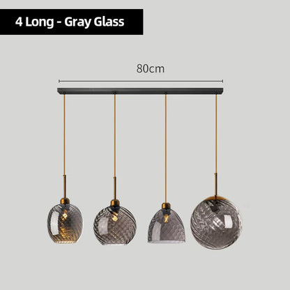 DecorBites™ Glass Chandelier Pendant Lights for Bedside, Kitchen, Restaurant, Bar, Home Lighting
