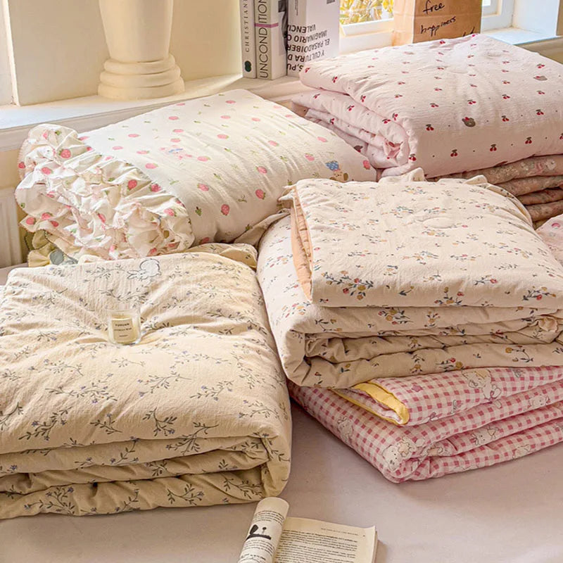 Cotton Patchwork Summer Quilt