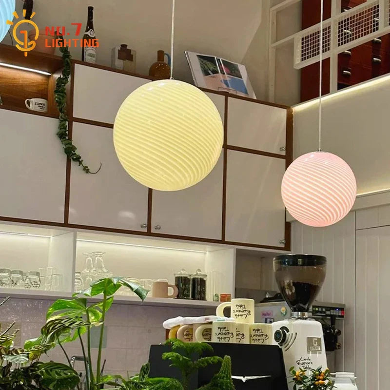 Decorbites™ Glas-Hängeleuchten LED E27 für Esszimmer und Schlafzimmer