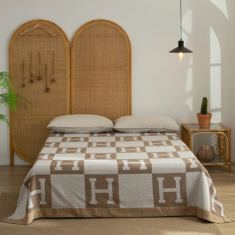Decorbites™ Luxus-Baumwolldecke - Premium-Qualität, 200*230 150*200, Perfekt für Sofa oder Bett
