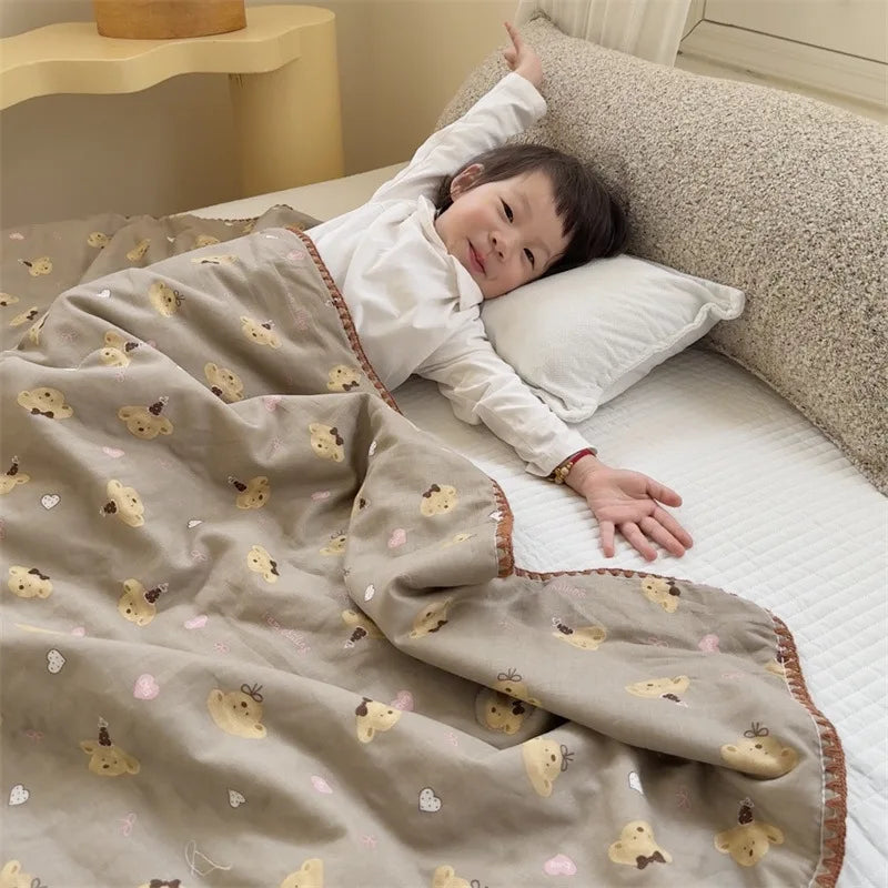 Printed Cooling Summer Blanket