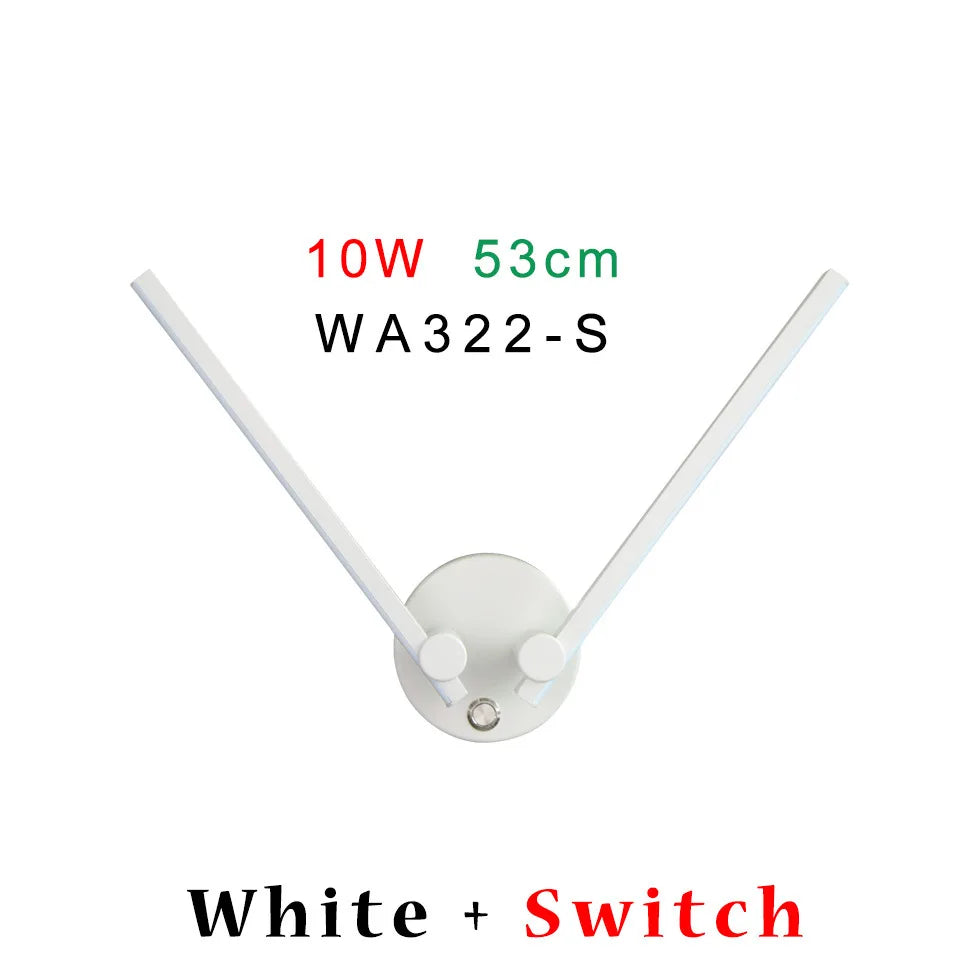 DecorBites™ Double Arm Adjustable LED Wall Light for Living Room and Bedroom