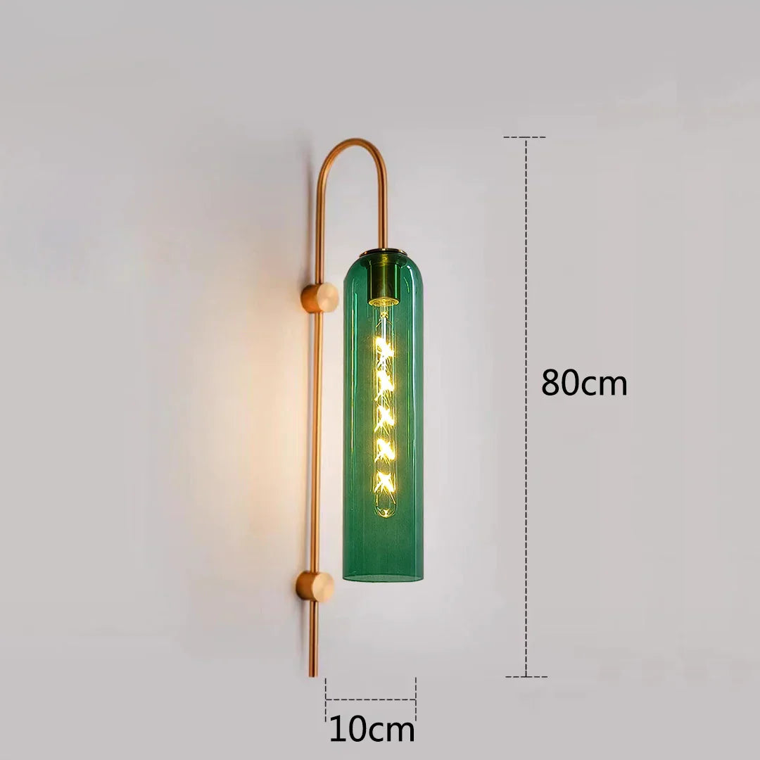 Decorbites™ Grünes Glas Nordisches Pendellicht E27 Hängearmatur für Wohn- und Schlafzimmer