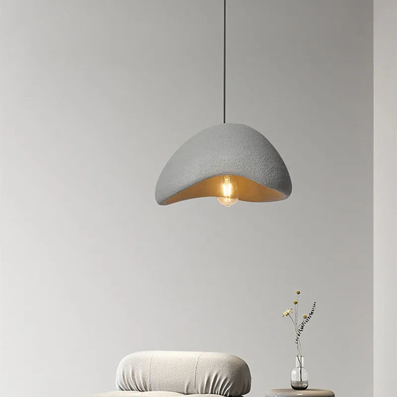 DecorBites™ Creamy Style Wabi Sabi Chandelier Stairs Nordic Led Pendant Lights