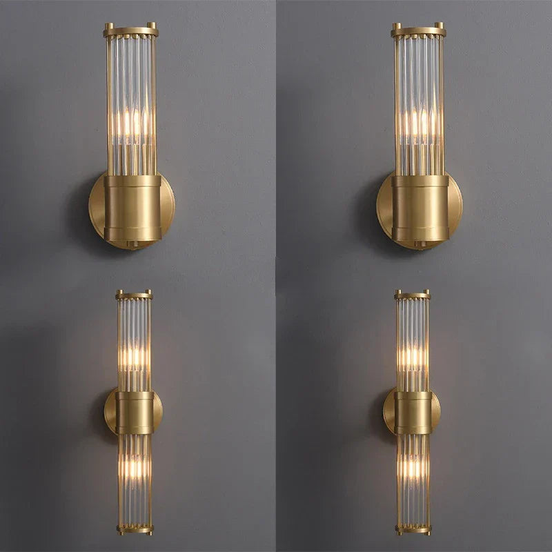 DecorBites™ Crystal LED Wall Lights for Luxury Art Living Room Bedroom: Elegant Indoor Lighting Solution