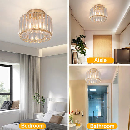Decorbites™ Glas-LED-Kronleuchter Deckenleuchte Moderne Armatur für Wohn- und Esszimmer
