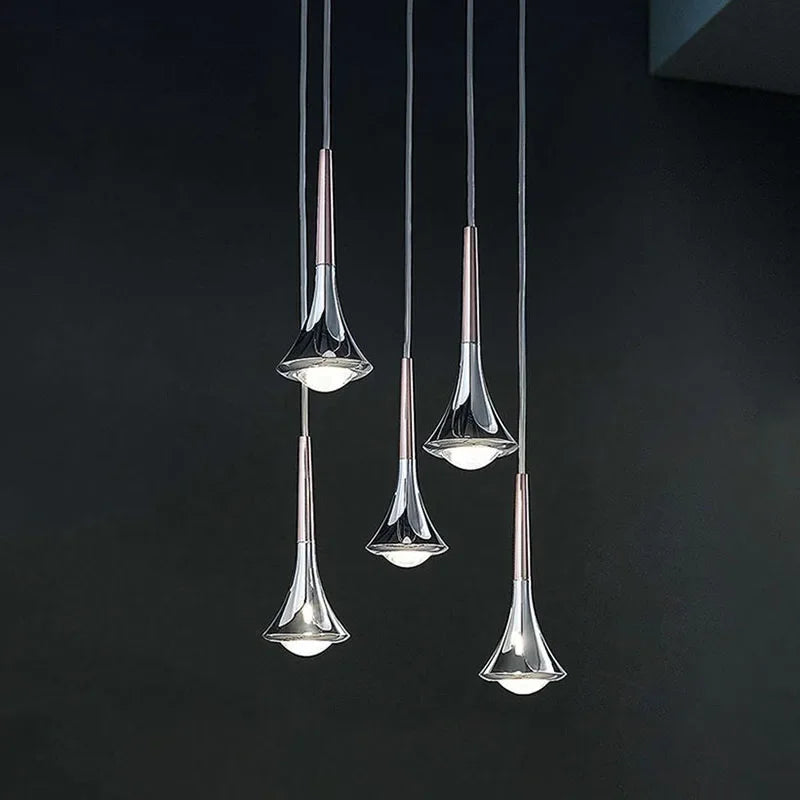 Decorbites™ Leichte Luxus-Meteorregen-Kronleuchter für Wohnzimmer, Treppenhaus, Schlafzimmer und Bar