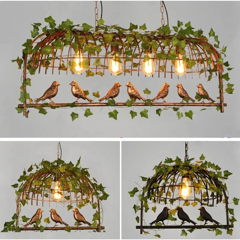 Decorbites™ Vogelkäfig-Hängeleuchten für stilvolle Dekoration - Girlande-Hängeleuchten