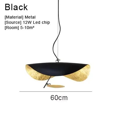 Decorbites™ Lederarm Manta Hängeleuchte – Industrieller Retro-Stil Weiß/Schwarz Deckenlampe