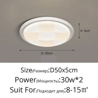 DecorBites™ Cream Style LED Ceiling Lights - Modern Living Room Indoor Lighting