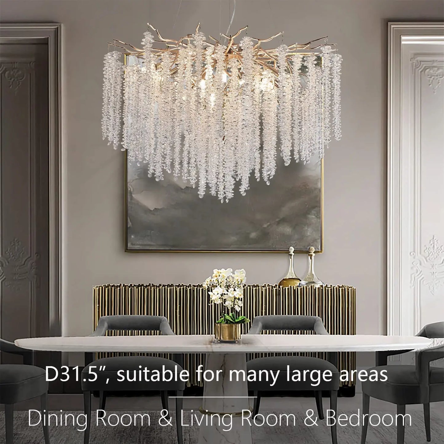 Decorbites™ Kristall-Quasten-Kronleuchter: Elegante Pendelleuchten für das Esszimmer