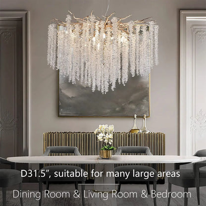 Decorbites™ Kristall-Quasten-Kronleuchter: Elegante Pendelleuchten für das Esszimmer