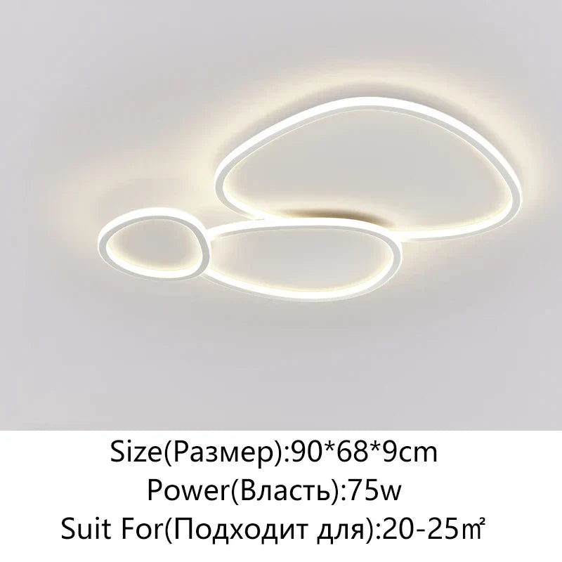 Decorbites™ Pflasterstein-LED-Deckenleuchten Wohnzimmer-Kronleuchter für moderne Heimdekoration