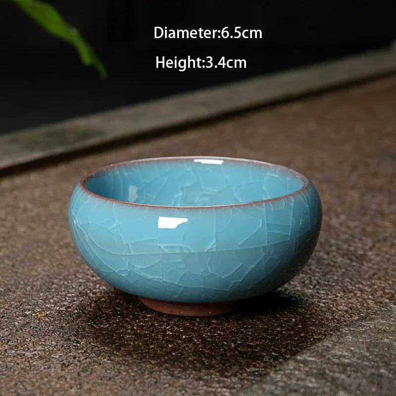Decorbites™ Eis-Knackende Keramik-Tee-Tasse Espresso-Kaffee Kung-Fu-Teetasse Süße Tasse