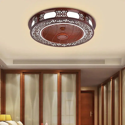 Decorbites™ integrierter unsichtbarer Deckenventilator-Lampen-Kronleuchter für Wohnzimmer, Esszimmer, Schlafzimmer
