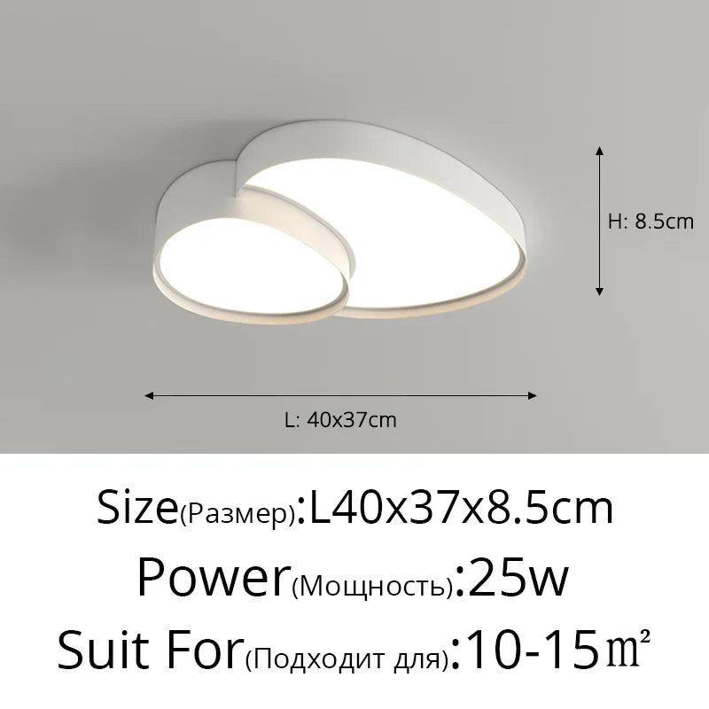Decorbites™ Deckenleuchten: Modernes & einfaches Einbauleuchte LED-Lampe für Wohnzimmer, Schlafzimmer, Arbeitszimmer