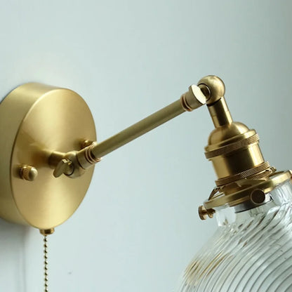 Decorbites™ LED-Wandleleuchte aus klarem Glas, drehbar nach oben und unten, ideal für Esszimmer, Badezimmer