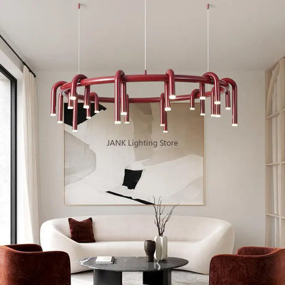 Decorbites™ Kreisförmige Ring-Anhängerleuchten - LED-Kronleuchter für Wohnzimmer zu Hause & Restaurant