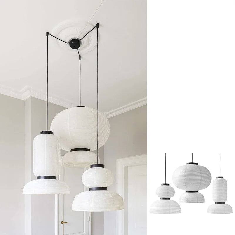 Decorbites™ Japanische Reispapier-Lampe: Vintage Wabi-Sabi-Design für Zen-Raum