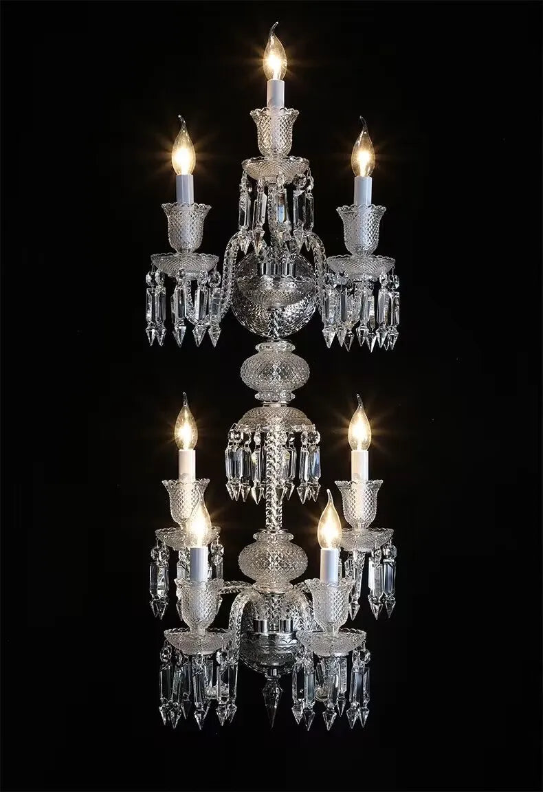 DecorBites™ Crystal Wall Lamp for Bedside Aisle Ktv LED Lights
