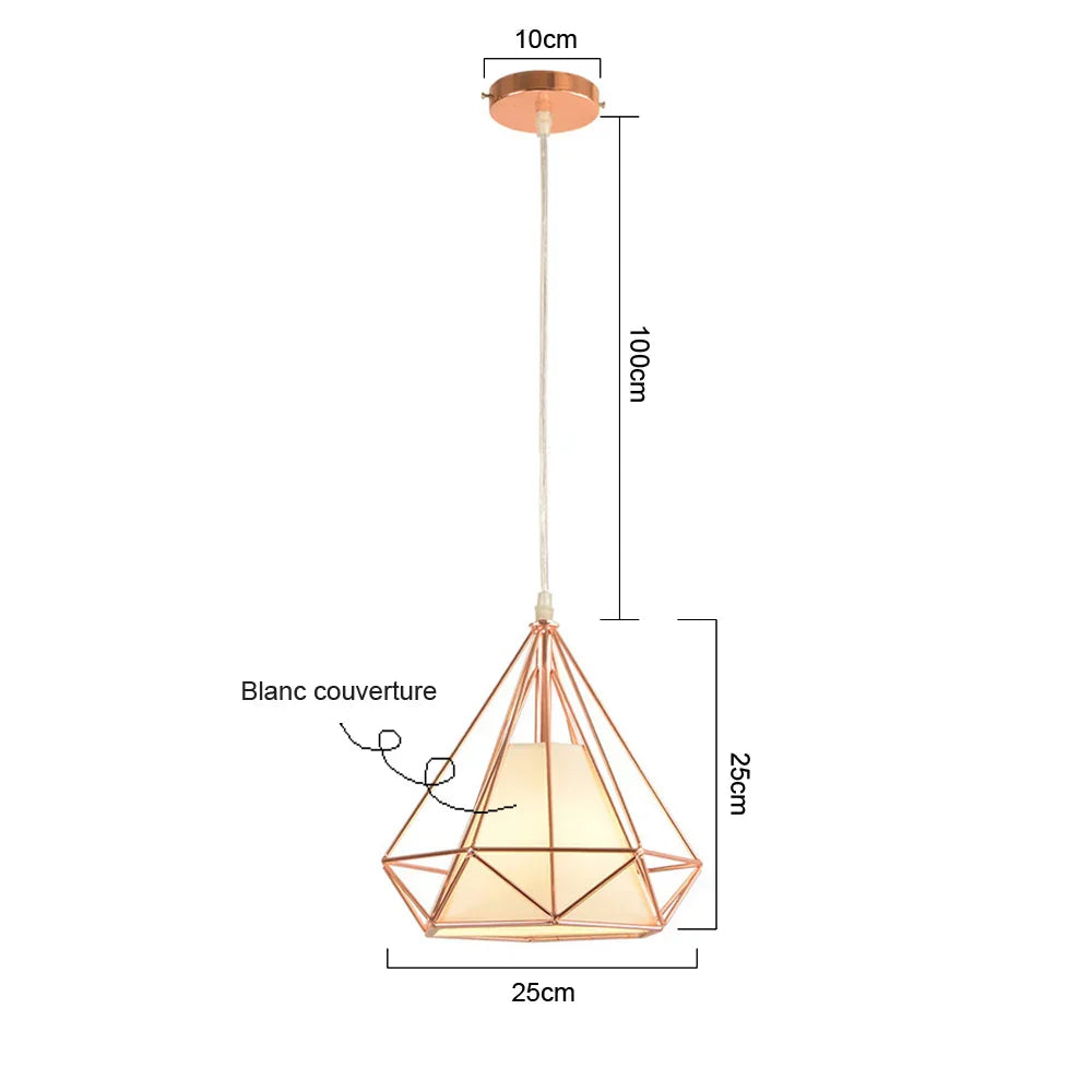 Decorbites™ Industrielles Retro-Loft-LED-Pendantleuchte für Wohnzimmer, Küche und Heim