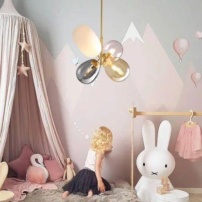 Decorbites™ Glasballon-Leuchter: Bunte Hänge-Pendelleuchte für Wohnzimmer, Schlafzimmer