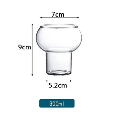 Decorbites™ Glas-Cocktailbecher-Set, Rosa Saft- und Wasserglas, Nordischer Stil Design
