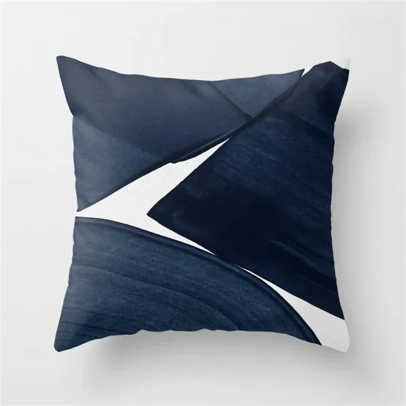 DecorBites™ Geometric Heart Round Cushion Cover for Home Decor