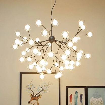 Decorbites™ Heracleum Firefly Glas Kugelleuchter - Luxusbeleuchtung für Treppenhaus und Esszimmer