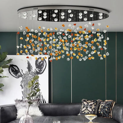 Decorbites™ Kristall-Esszimmer-Lüster: Elegante Stein-Dekorationsbeleuchtung für das Wohnzimmer
