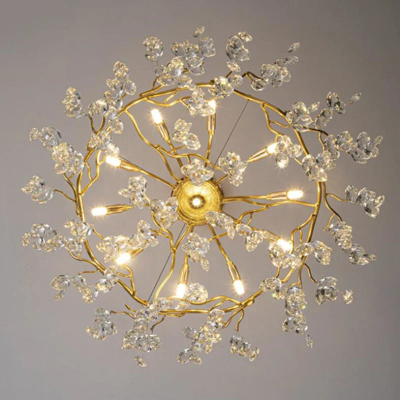 Decorbites™ Goldener Ast LED Deckenleuchter Moderner Wohnzimmer Pendelleuchte