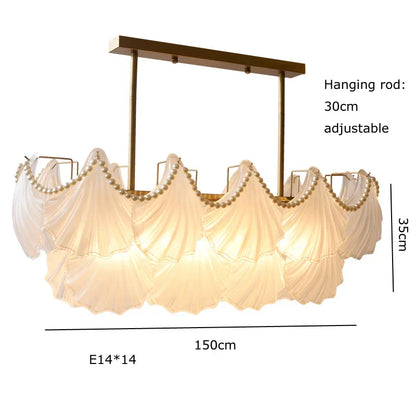 Decorbites™ Kristallperlenkette-Kronleuchter: Luxuriöse Hängeleuchte für exquisites Wohnraumausstattung