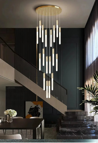 Decorbites™ LED-Kronleuchter: Moderne Pendelleuchte für Treppenhaus & Küche zur Haushaltsdekoration