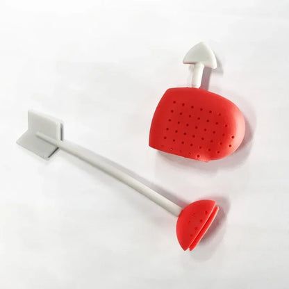 Decorbites™ Herz-Teeaufgussbehälter, Teekannen-Zubehör, ungiftiges lebensmittelechtes Plastik
