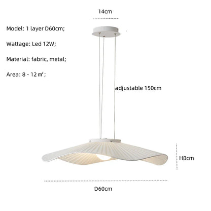 Modern Nordic Fabric Pendant Light
