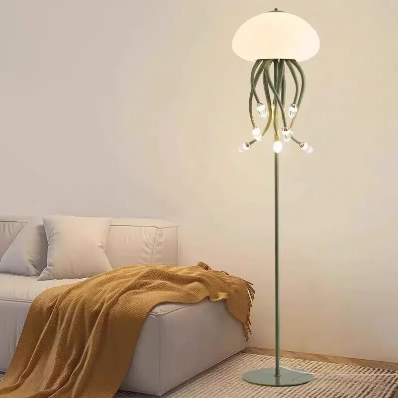 DecorBites™ Kawaii LED Jellyfish Lamp Art for Bedroom Decor & Lighting